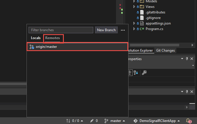 Visual Studio for GitHub Repository
